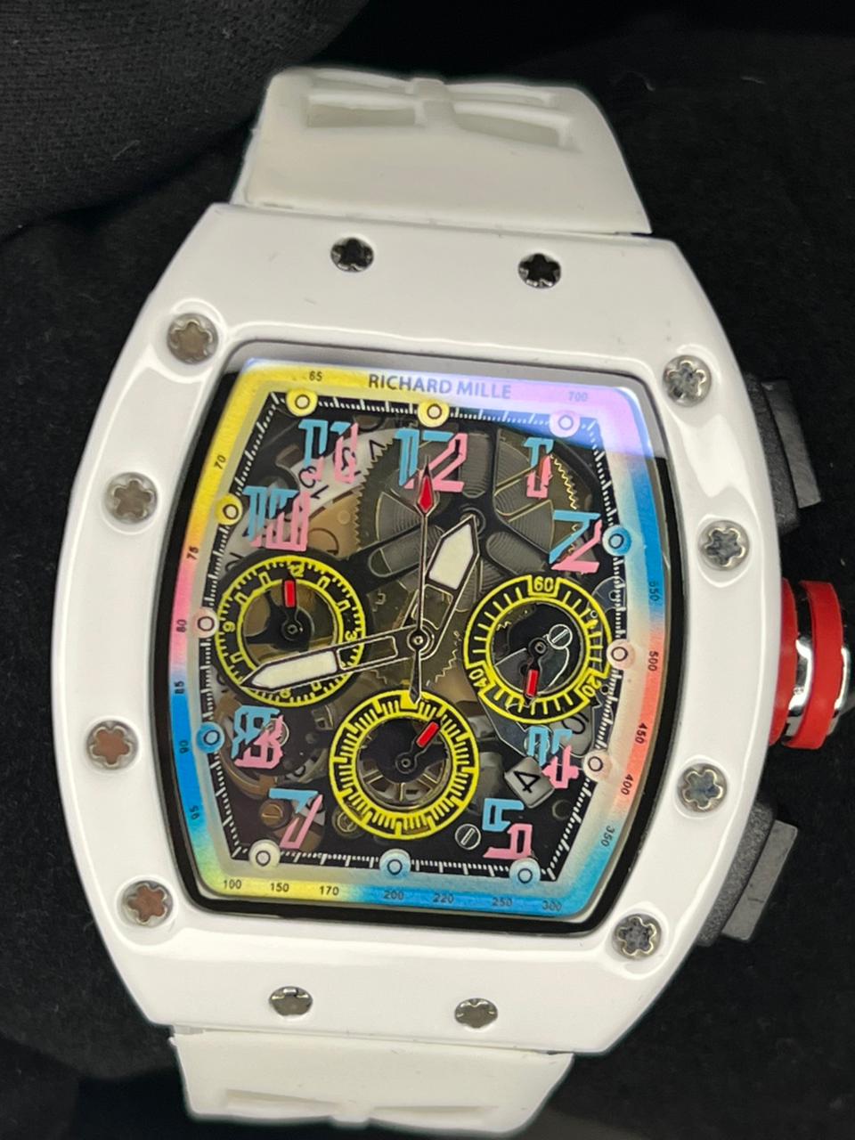 Montre Sport White Rainbow Edition