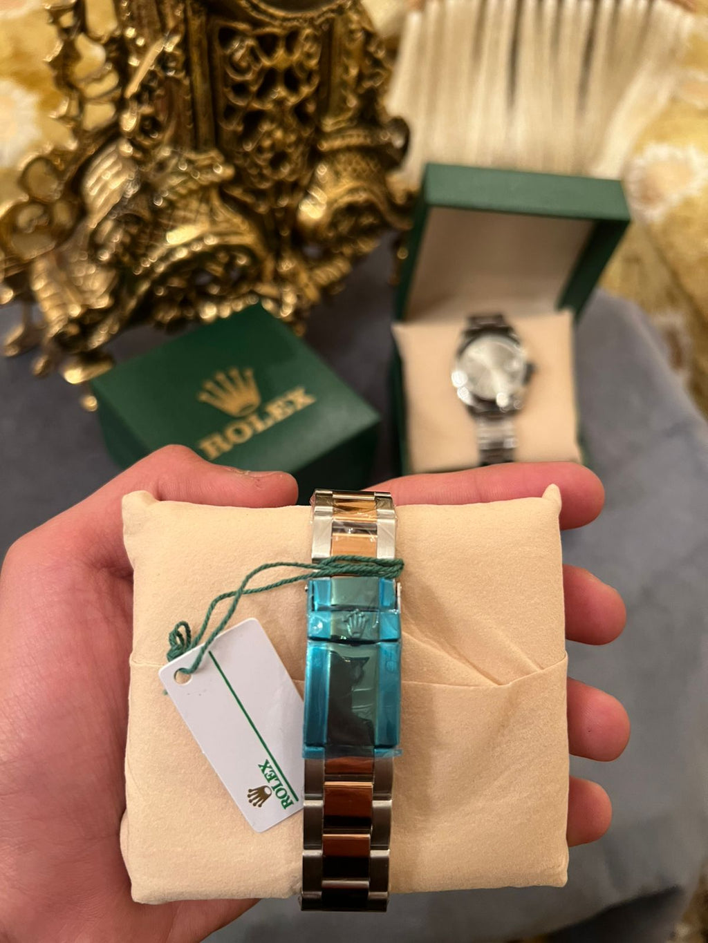 Montre Luxe Gold & Silver Roman Edition