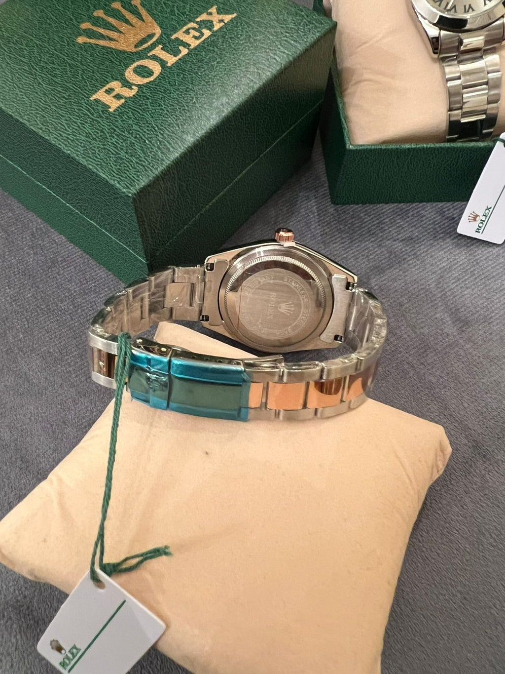 Montre Luxe Gold & Silver Roman Edition